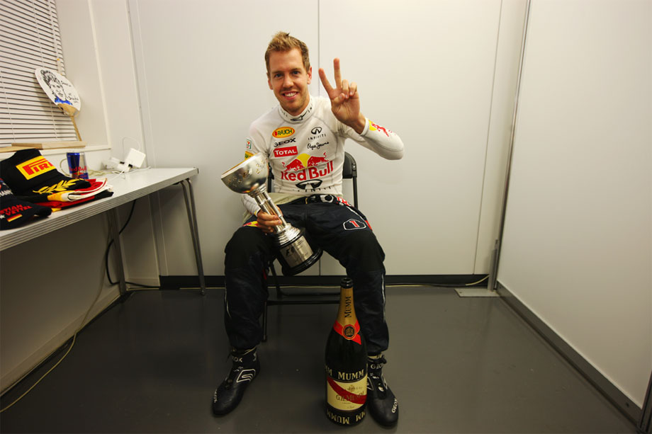 Sebastian Vettel double world champion 2011